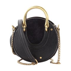 Chloe Pixie Crossbody Bag Leather and Suede Small