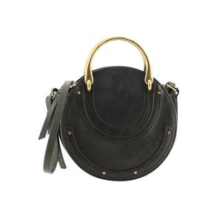 Chloe Pixie Crossbody Bag Leather And Suede Small