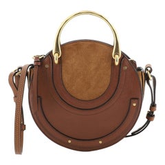 Chloe Pixie Crossbody Bag Leather and Suede Small