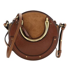 Chloe Pixie Crossbody Bag Leather And Suede Small