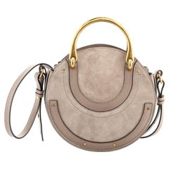 Chloe Pixie Crossbody Bag Leather and Suede Small