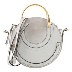 Chloe Pixie Crossbody Bag Leather and Suede Small