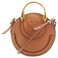 Chloe Pixie Crossbody Bag Leather and Suede Small