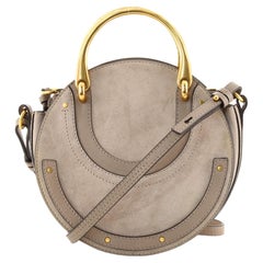 Chloe Pixie Crossbody Bag Leather and Suede Small