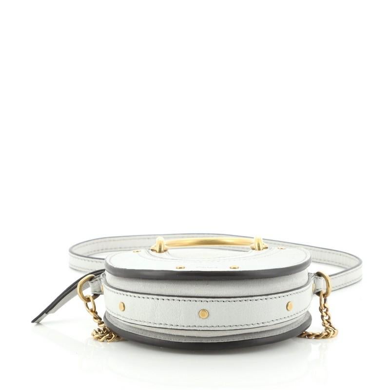 Chloe Pixie Crossbody Tasche Leder mit Wildleder Mini im Zustand „Gut“ in NY, NY