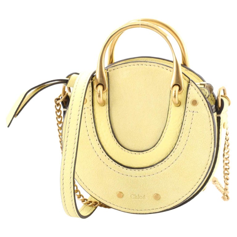 Chloe Pixie Crossbody Bag Leather with Suede Mini For Sale at 1stDibs