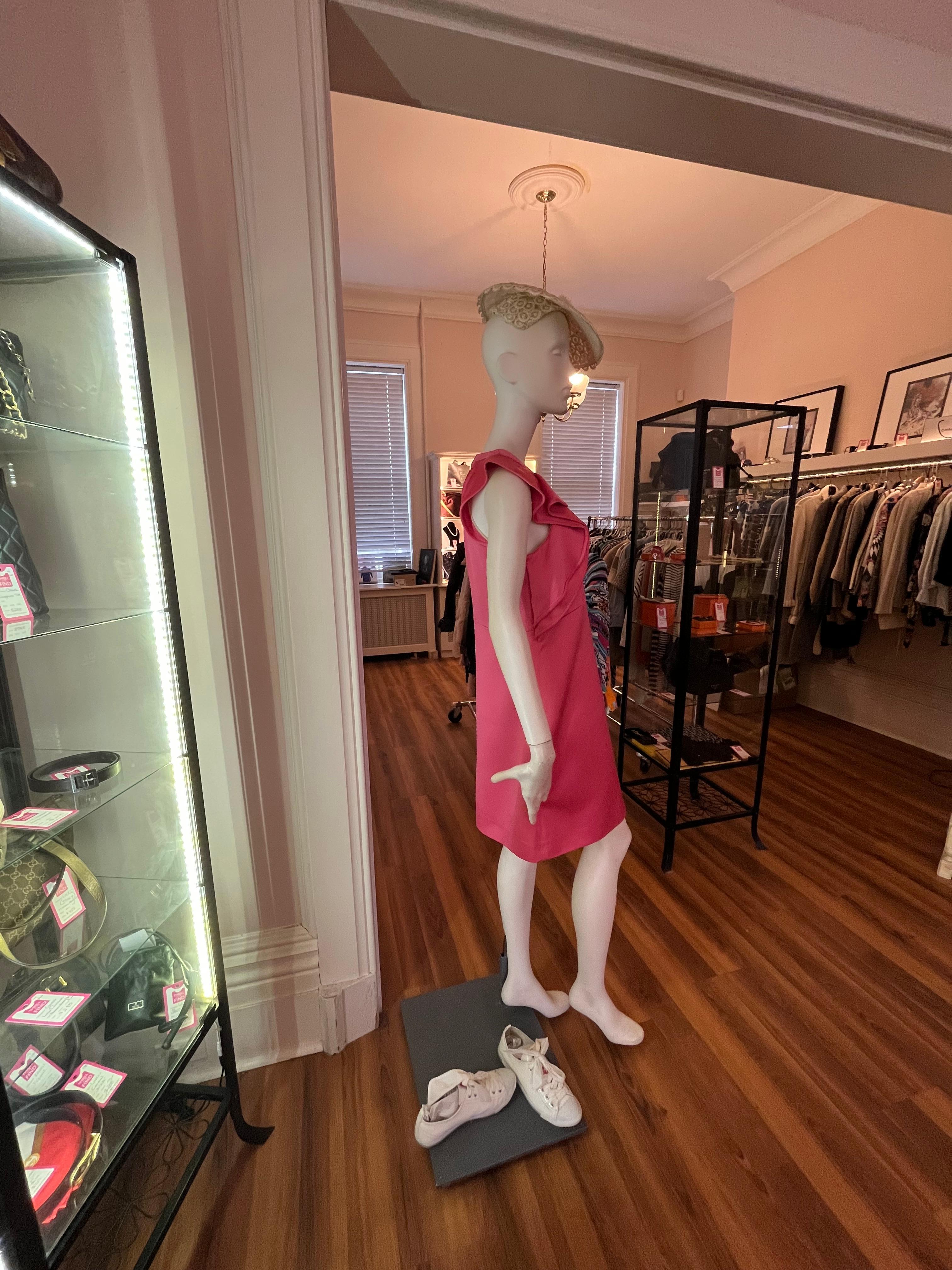 CHLOE Popping Pink Dress 38Fr For Sale 6