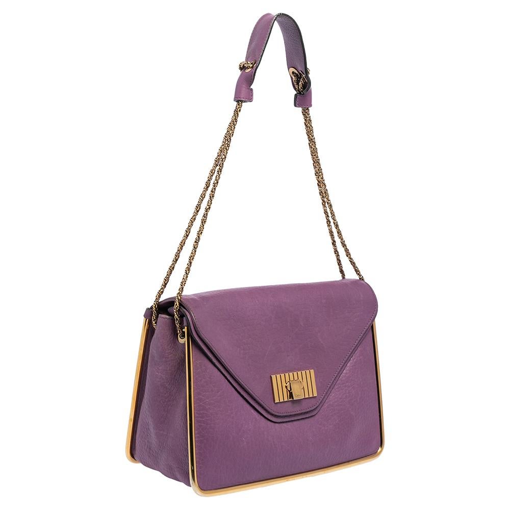 purple chloe bag