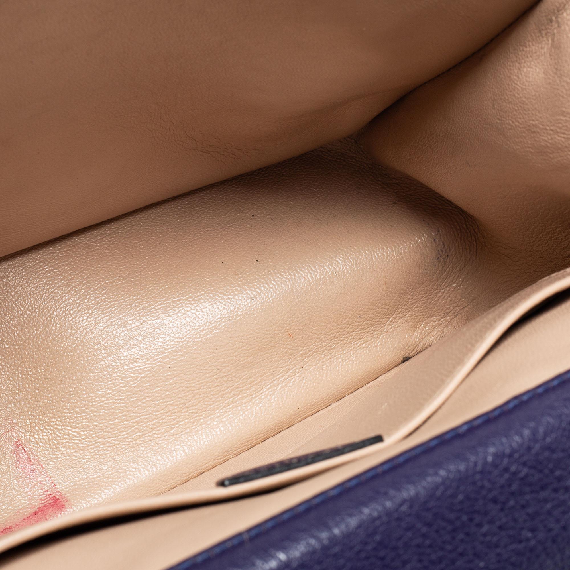 Chloé Purple Leather Small Elsie Shoulder Bag 1