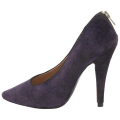 Chloe Purple Velvet Pumps Size 37