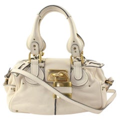 Vintage CHLOE Rare Ivory Cream Paddington 2way 7CL1226K