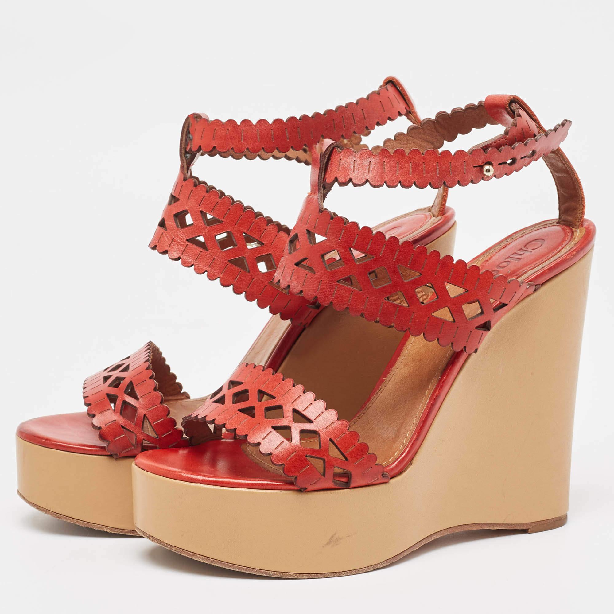 Whether you're into high style, comfort, or both, these lovely Chloe wedges will never disappoint. They feature a chic silhouette and an eye-pleasing hue. Make this pair yours today! 
