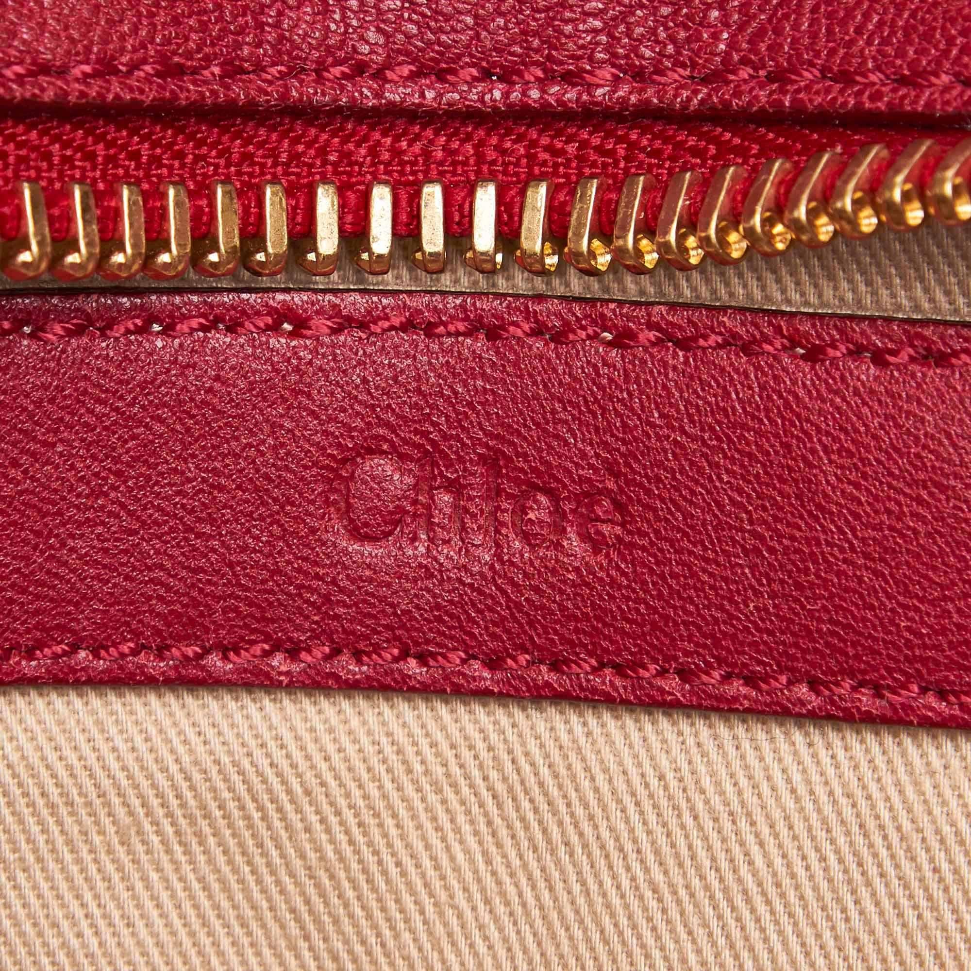 Chloe Red Leather Ethel 1
