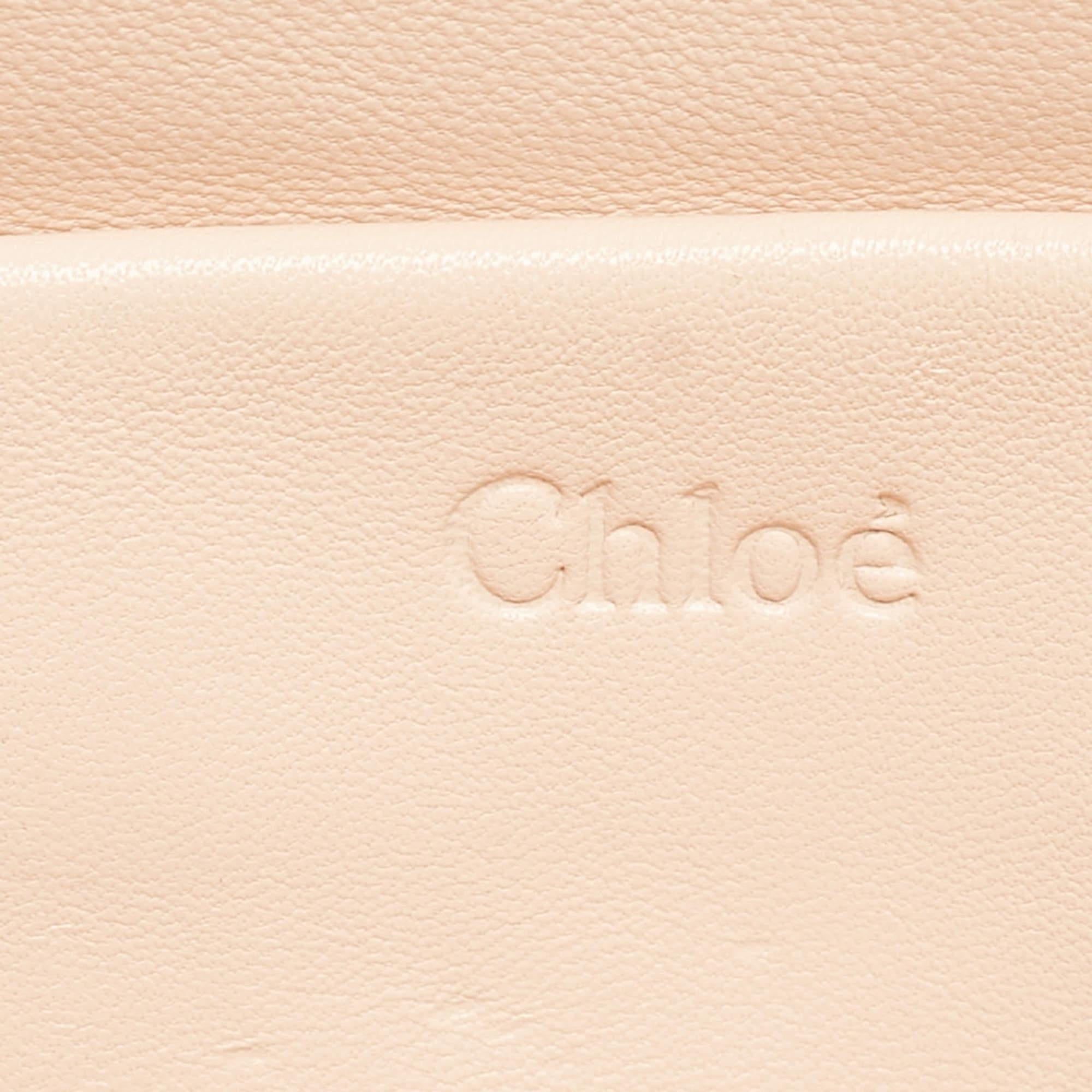 Chloe Red Leather Small Elsie Shoulder Bag For Sale 7