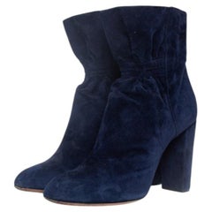 Chloe, Round toe ruches ankle boots