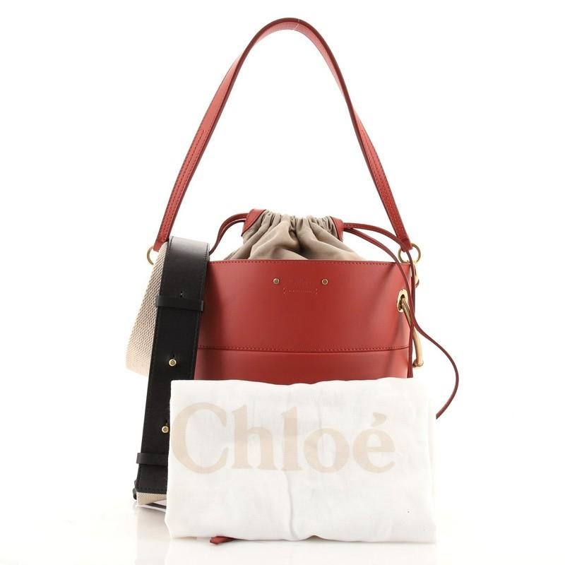 Chloe Roy Bucket Bag Leather Small For Sale at 1stDibs