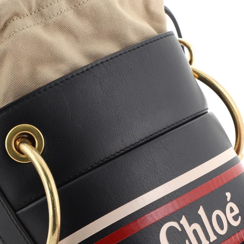 Women's or Men's Chloe Roy Logo Bucket Bag Printed Leather Mini 