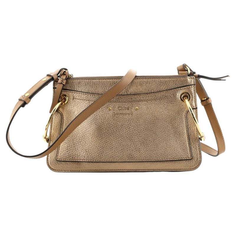 Chloe Brown Leather Medium Drew Shoulder Bag For Sale at 1stDibs