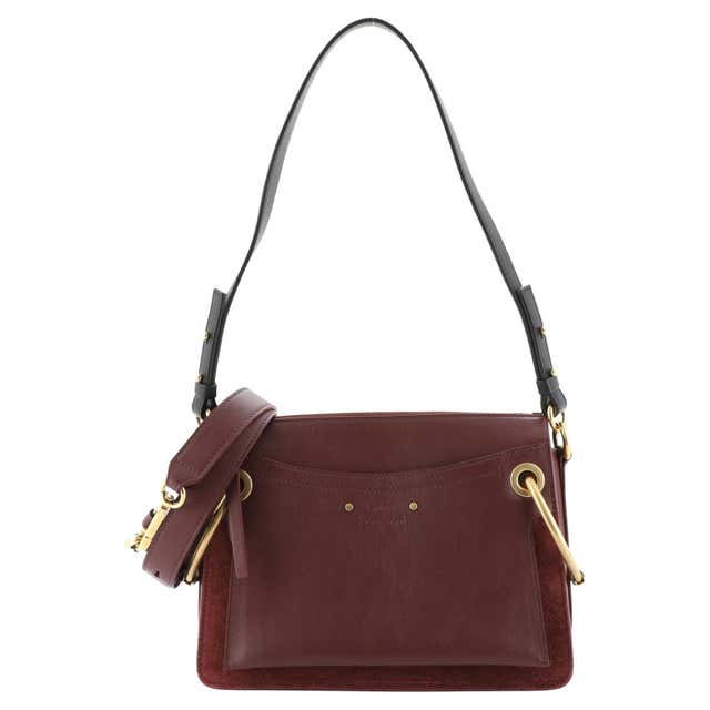 Chloé, Faye in burgundy leather at 1stDibs