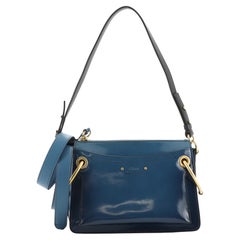 Chloe Roy Shoulder Bag Patent Small