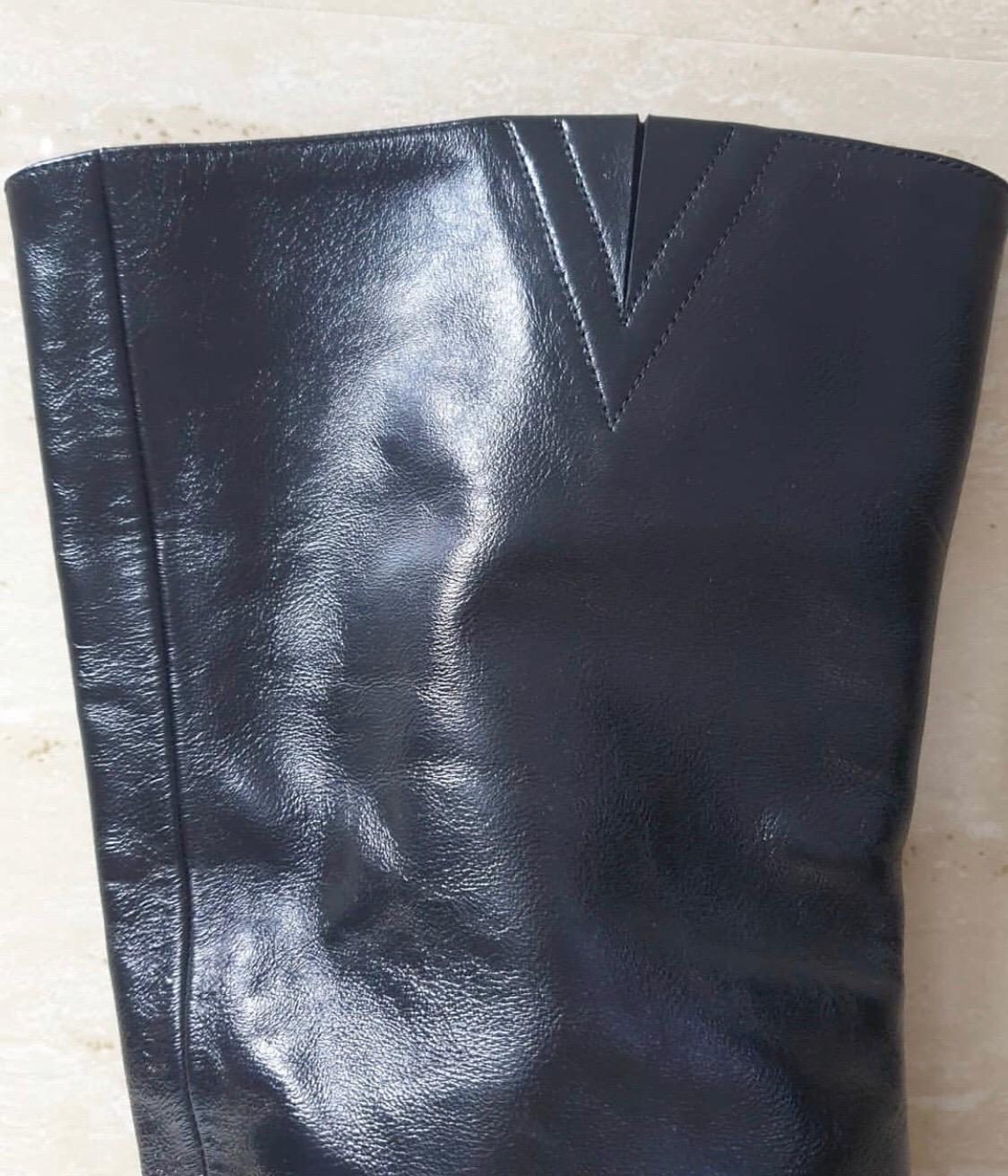 Chloé Rylee leather over-the-knee boots For Sale at 1stDibs