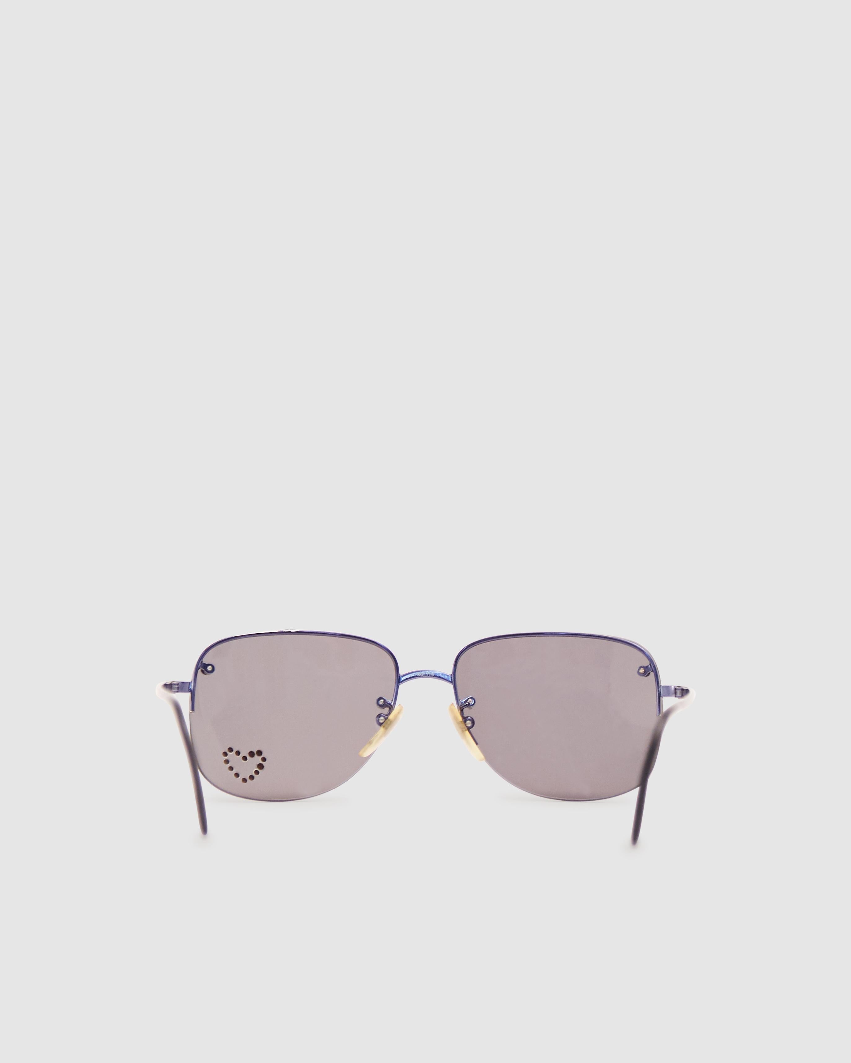 chloe rhinestone heart sunglasses