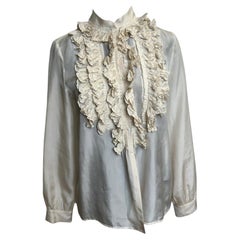 Chloé S/S 2005 Ruffled Silk Blouse