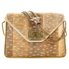 Chloe Sally Shoulder Bag Python Medium