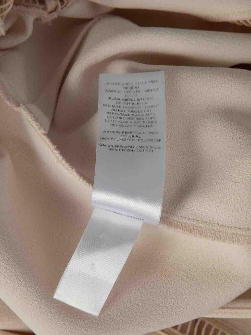 Women's Chloé See by Chloe Pink Lace Embroidered Top Size S