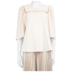 Chloé See By Chloe Top ricamato in pizzo rosa taglia S