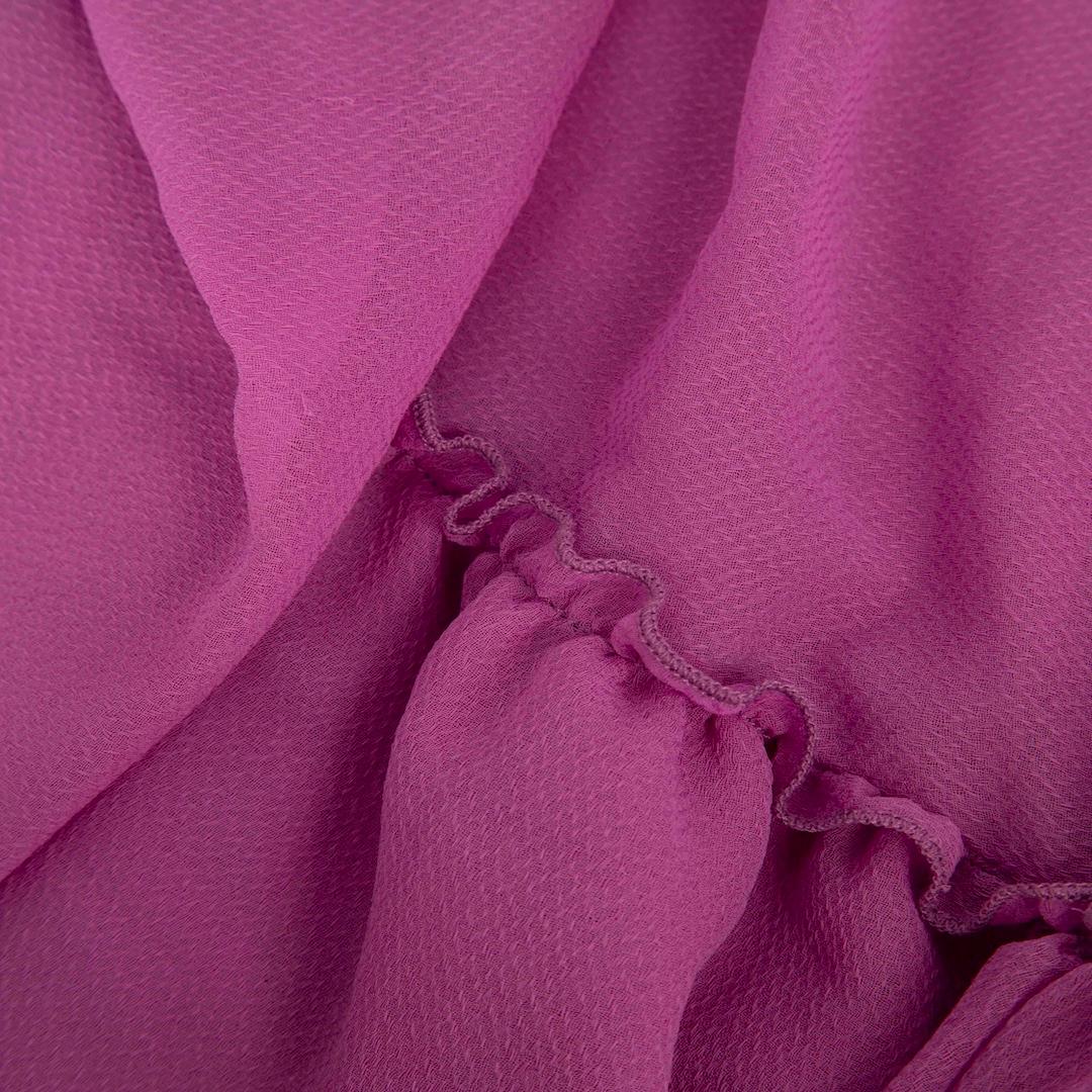 Women's Chloé See by Chloé Purple Ruffle Knee Length Dress Size XL For Sale