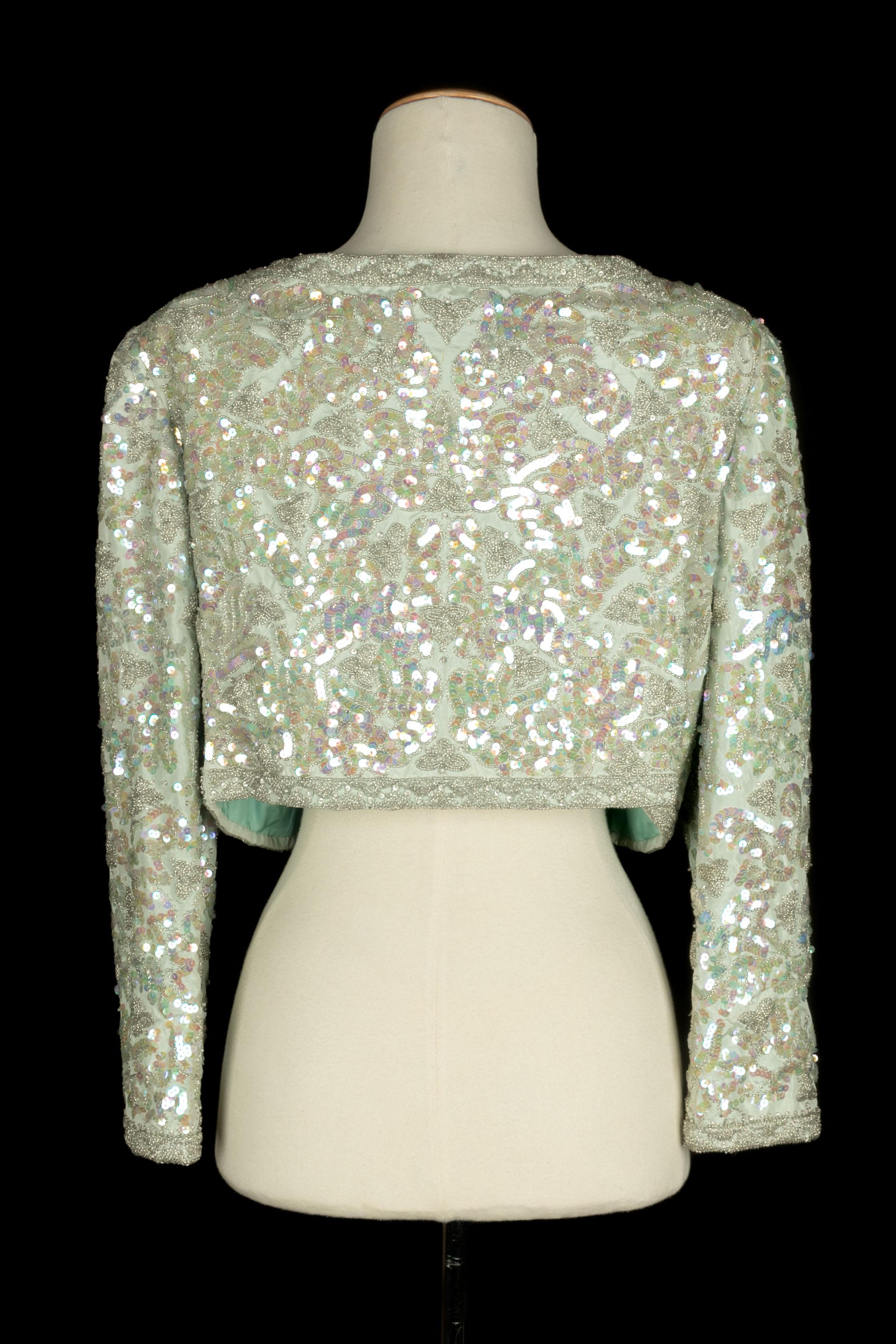 Donna Giacca con paillettes di Chloé circa 1979 in vendita