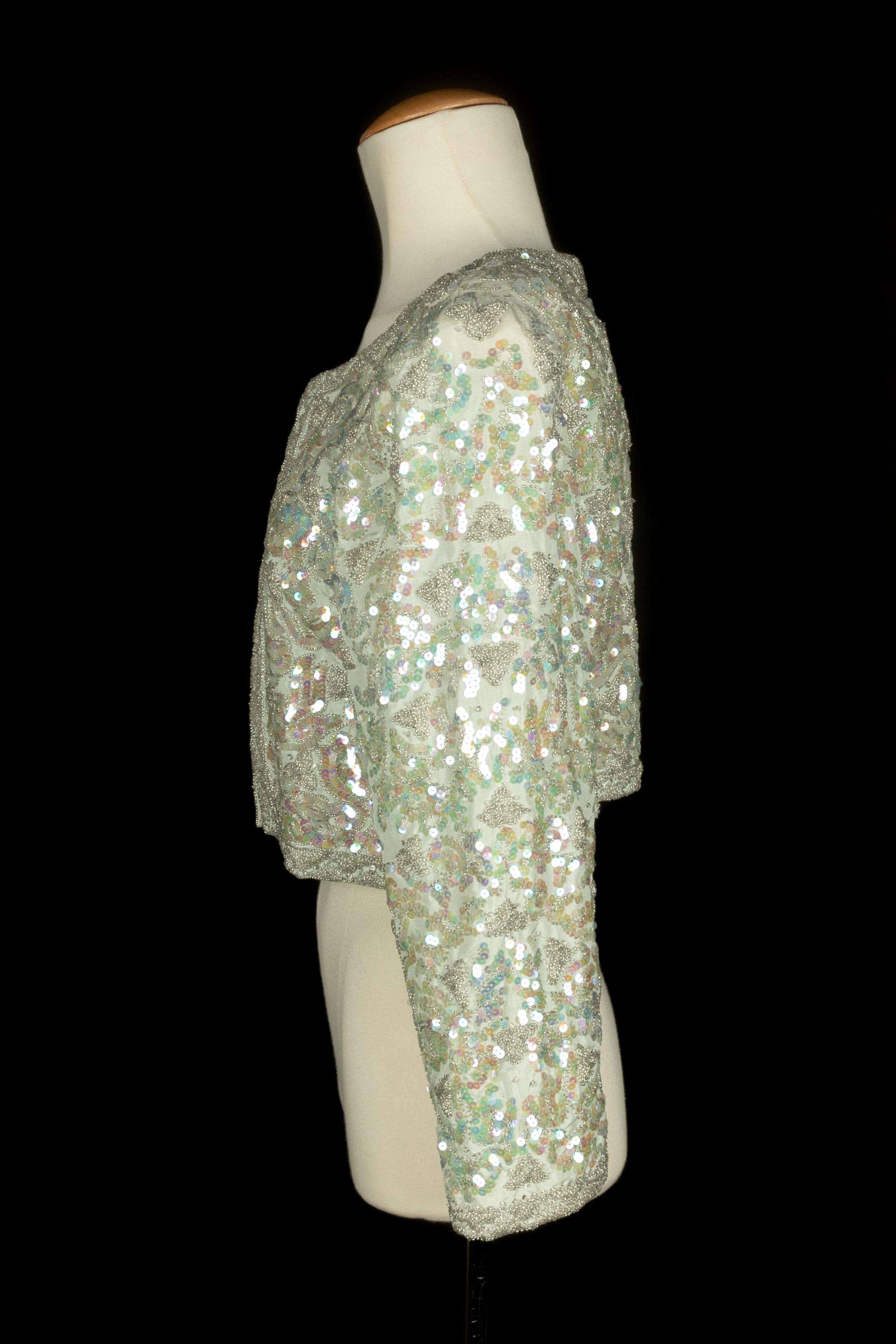 Giacca con paillettes di Chloé circa 1979 in vendita 1