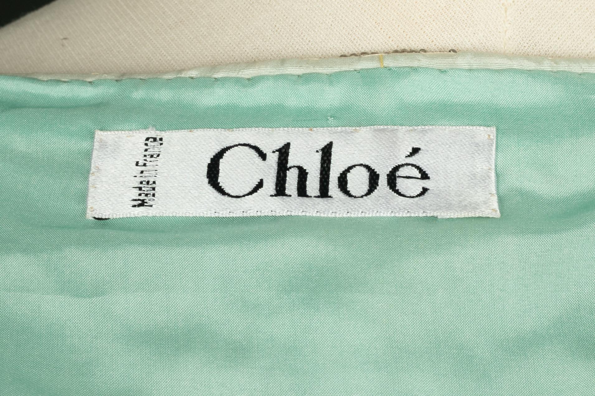 Giacca con paillettes di Chloé circa 1979 in vendita 4