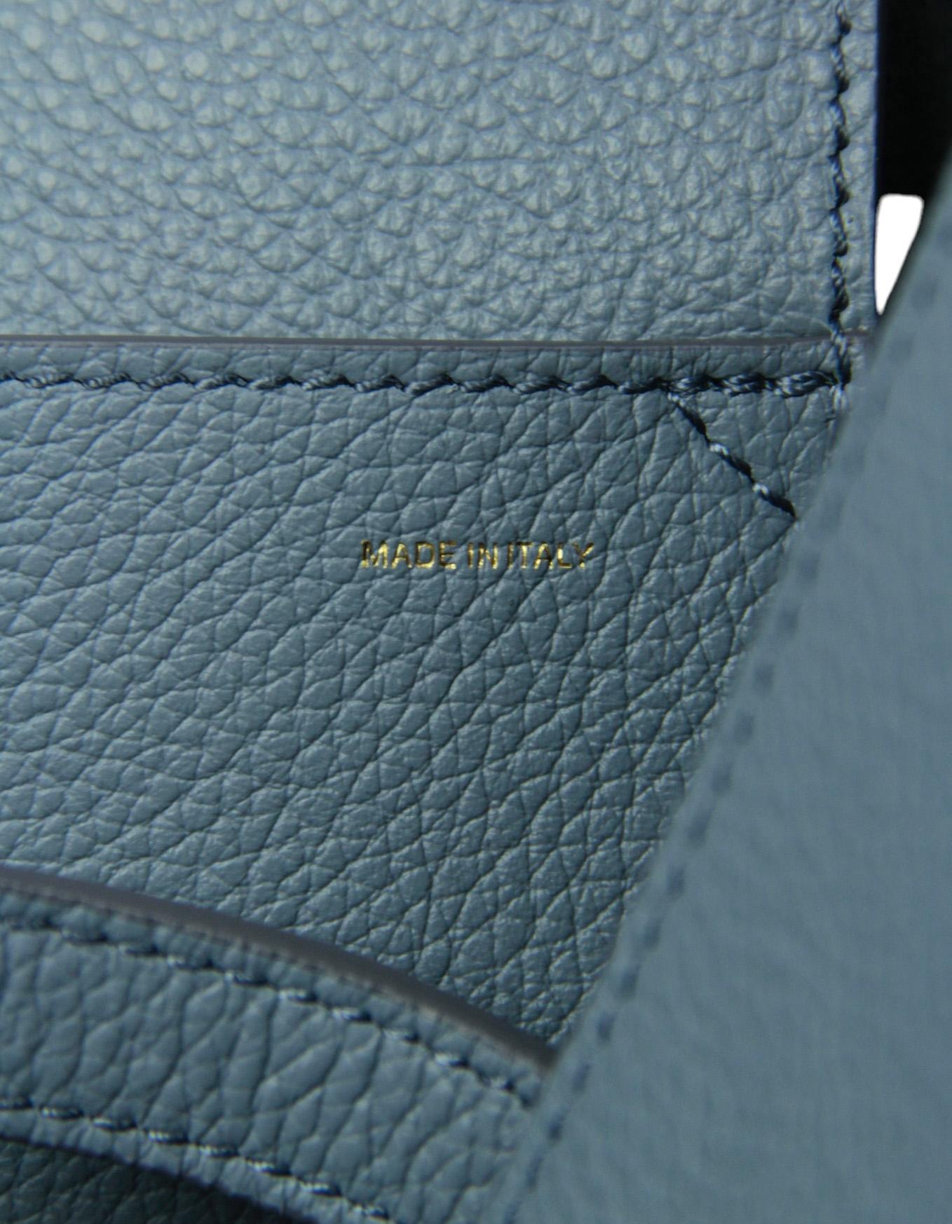 Chloe Shady Cobalt Blue Calfskin Leather Sense Tote Bag For Sale 5