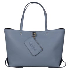 Chloe Shady Cobalt Blue Kalbsleder Sense Tote Bag