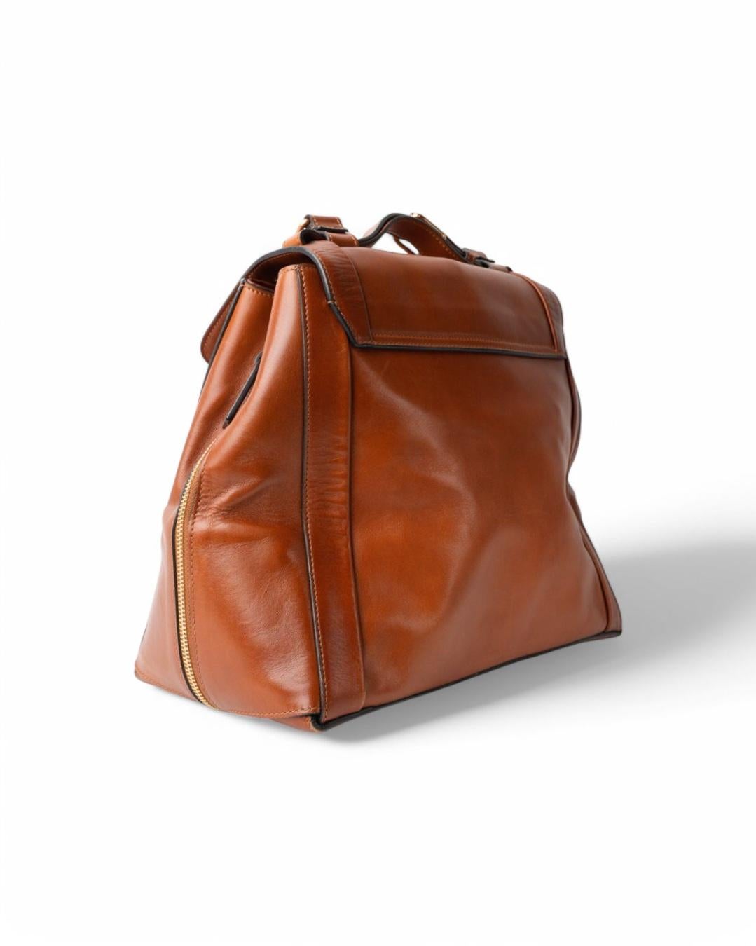 Chloè Shopper Square MM Cammello 1