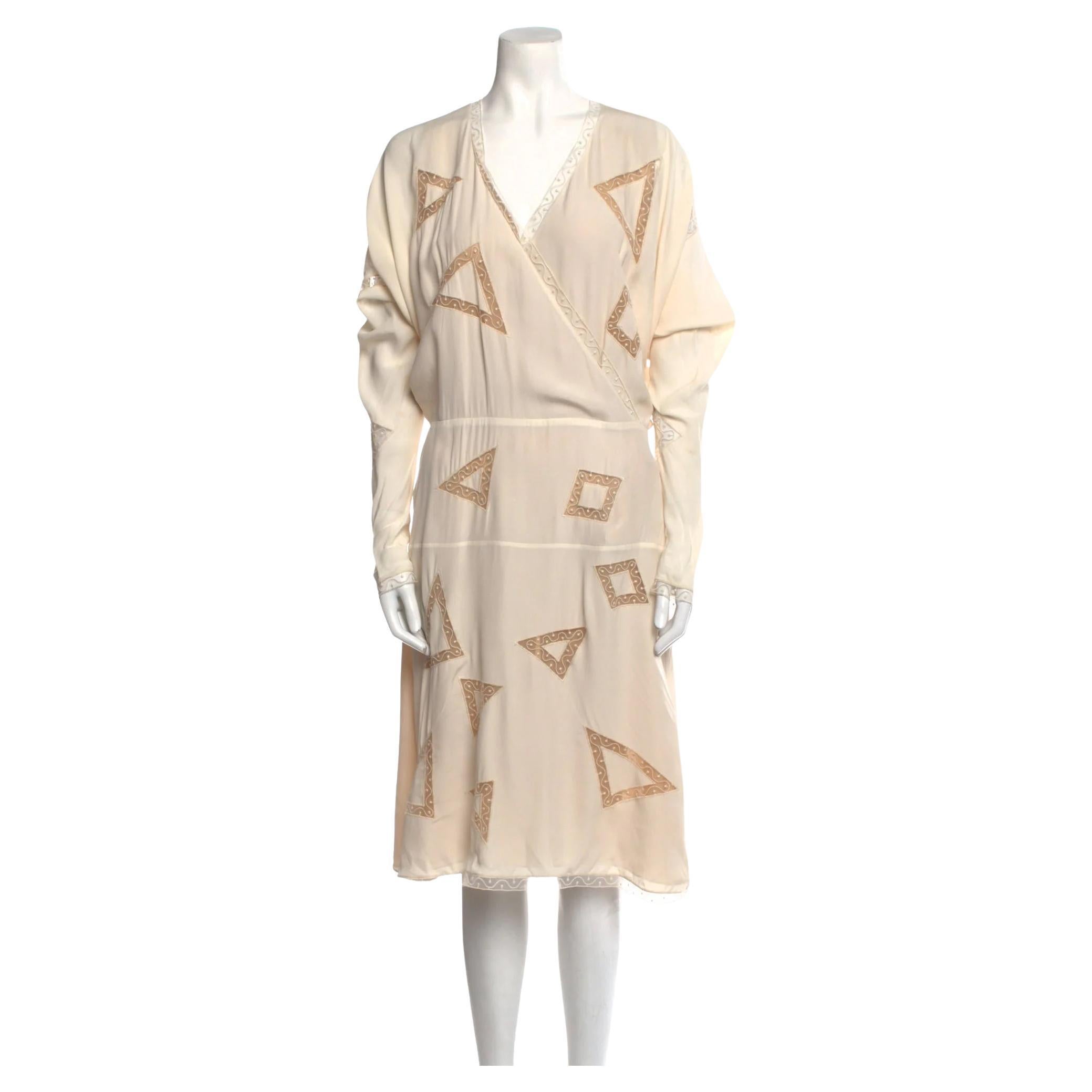 Chloé silk wrap dress