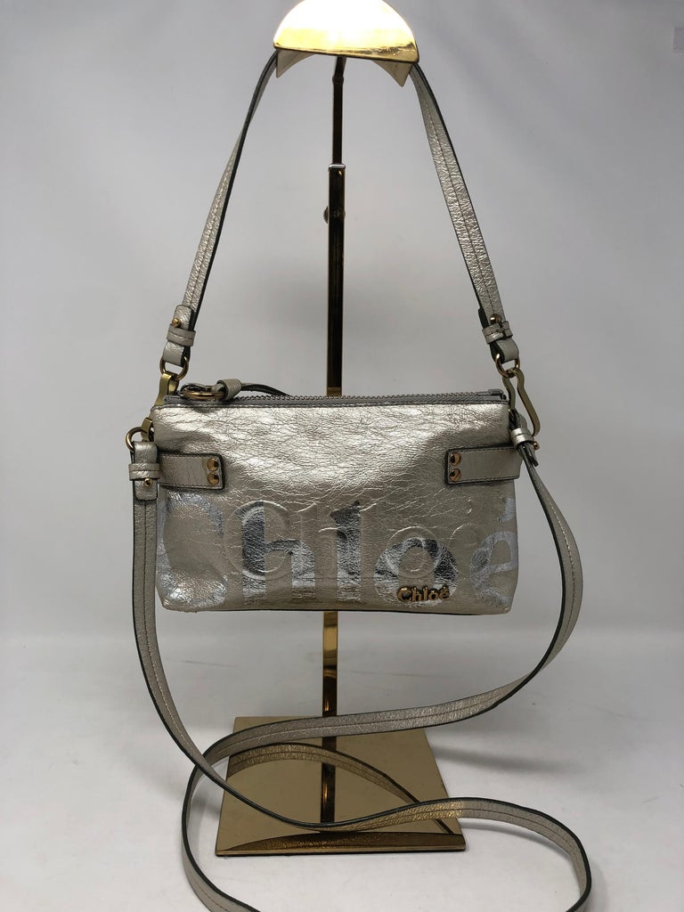 Chloe Silver Crossbody For Sale at 1stdibs