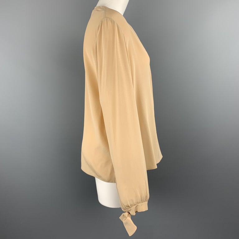 Chloe, seedpearl beige blouse, size 40