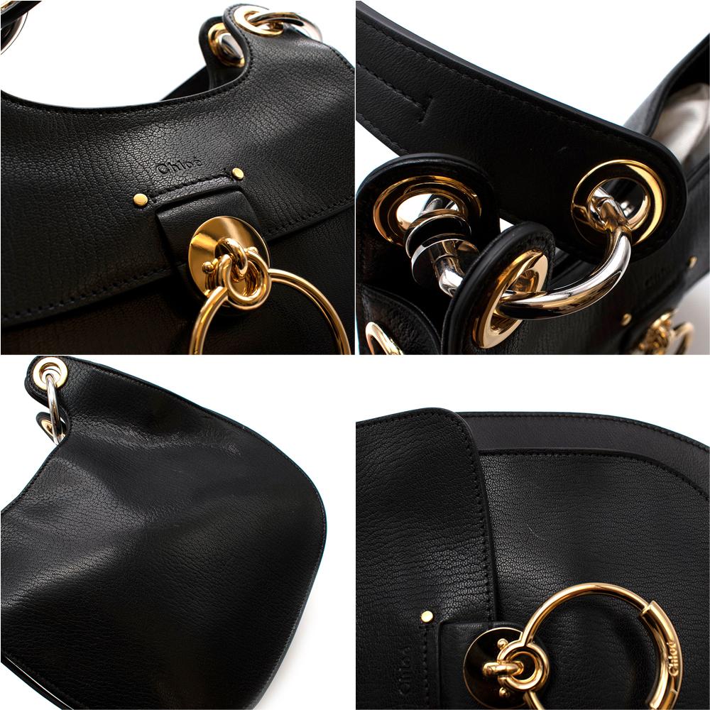 Women's or Men's Chloe Small Black Leather Tess Hobo Bag