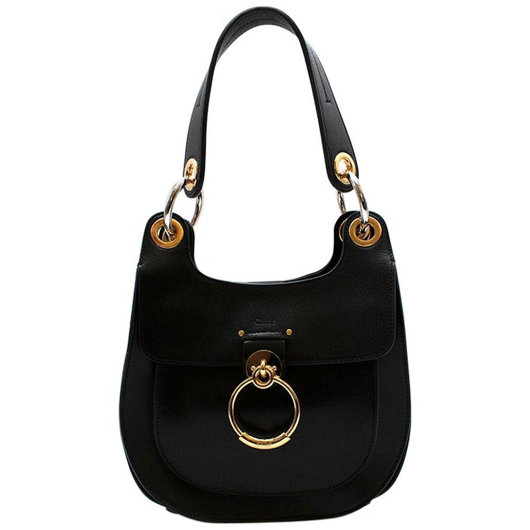 Chloe Small Black Leather Tess Hobo Bag at 1stDibs | see by chloe bags ...