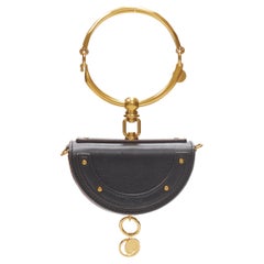 Chloé Nile Minaudiere Black Leather ref.170285 - Joli Closet