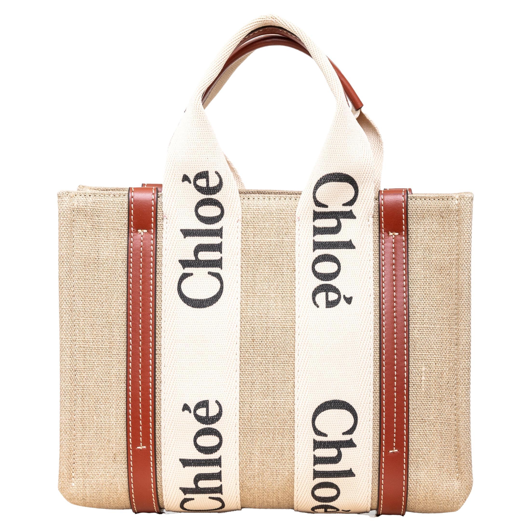 Chloé Small Woody Tote Bag - '20s For Sale