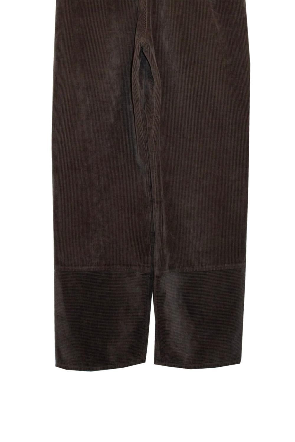 Women's or Men's Chloe Soft Grey Cordroy Trousers For Sale