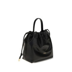 Borsa a tracolla Chloé in morbida nappa d'agnello — Nera