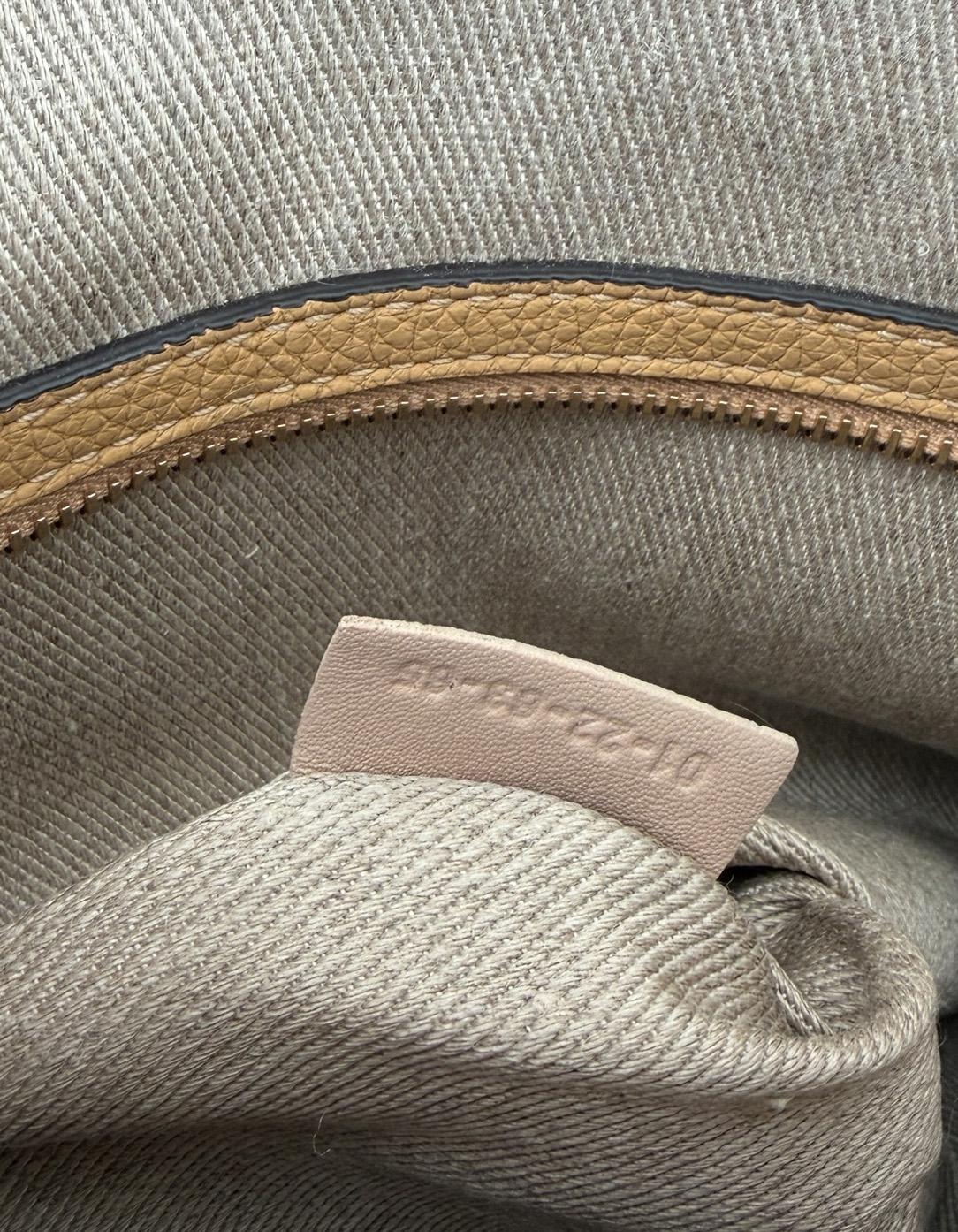 Chloe Soft Tan Leder Medium Marcie Satchel Tasche im Angebot 5