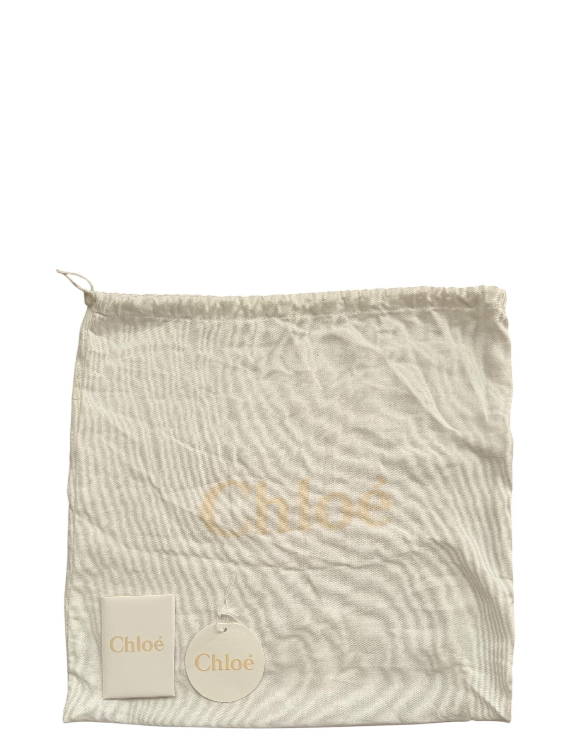 Chloe Soft Tan Leder Medium Marcie Satchel Tasche im Angebot 6