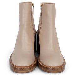 CHLOE Soft Tan nude leather 2022 MAY Ankle Boots Shoes 38