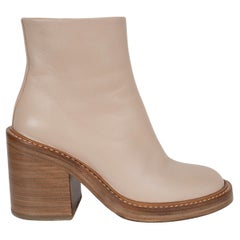 CHLOE Morbida pelle nuda Tan 2022 MAY Stivaletti Scarpe 38